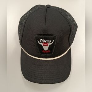 Coors banquet rodeo trucker style hat
